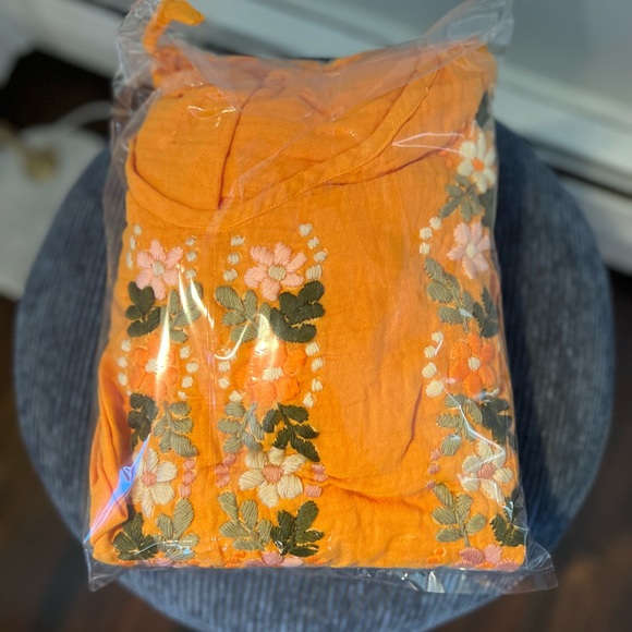 NWT MOMO New York Designer Turmeric Flower Dress, OS (SOLD OUT!) - Picture 4 of 7